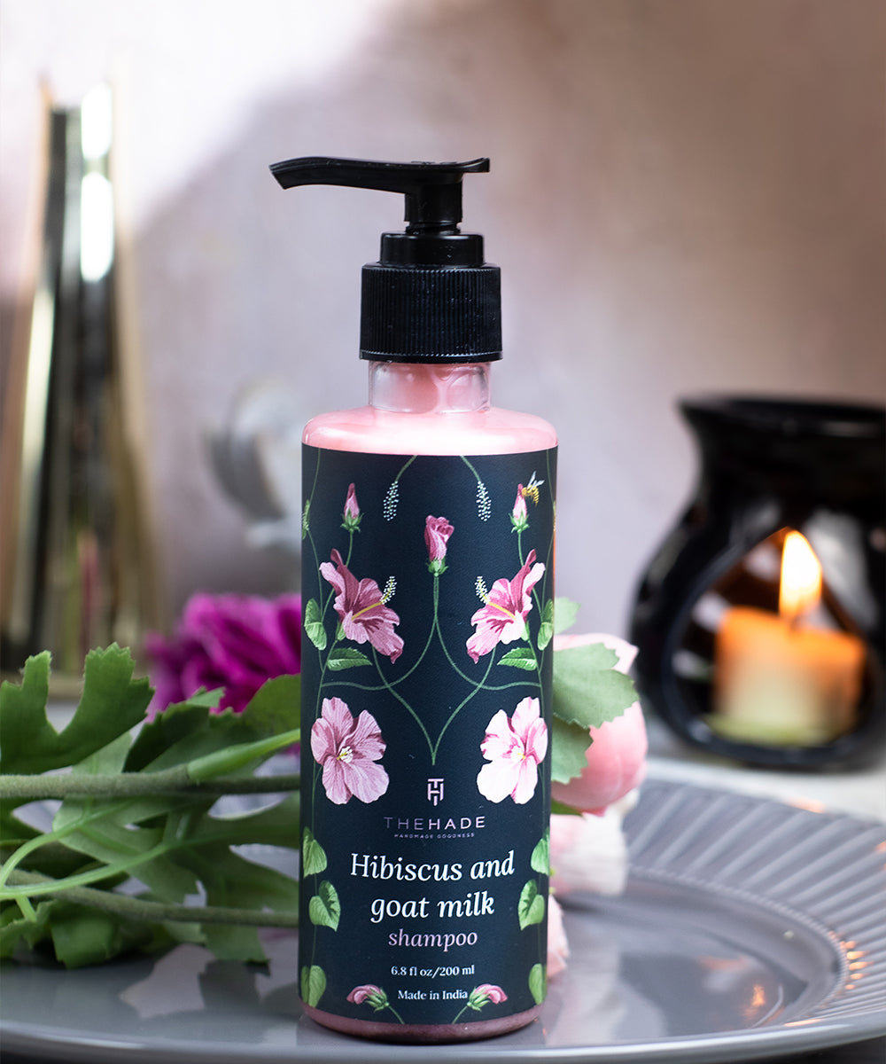 Hibiscus and Goat Milk Shampoo